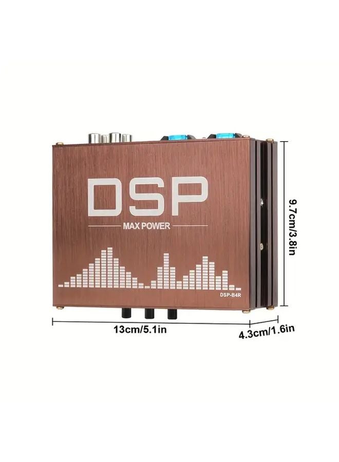 QMF B145 1500W مكبر صوت عالي الطاقة للسيارة بجسم من سبائك الألومنيوم، 4 قنوات، يدعم USB وMP3 وMP5 وDVD - Image 2